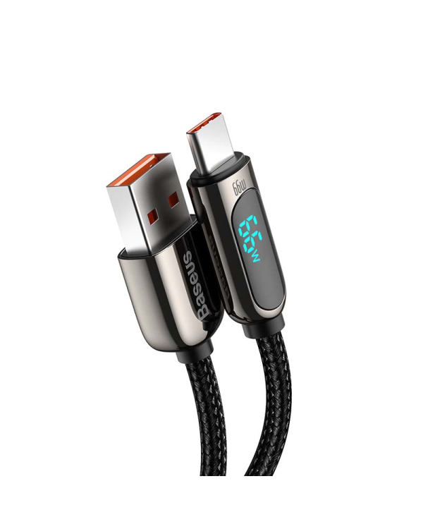Baseus Display Cable USB to Type-C, 66W, 1m (black)