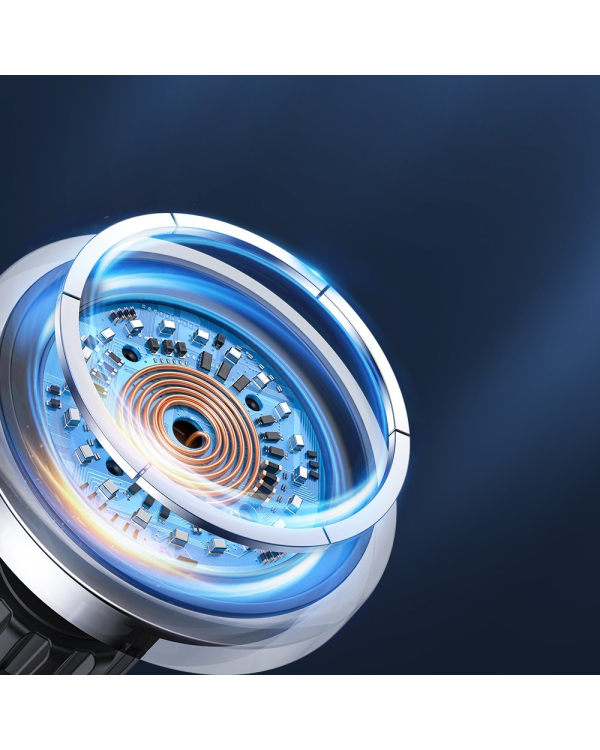 Автомобильный держатель Joyroom JR-ZS291 с беспроводной зарядкой / 15 Вт / MagSafe серебристого цвета