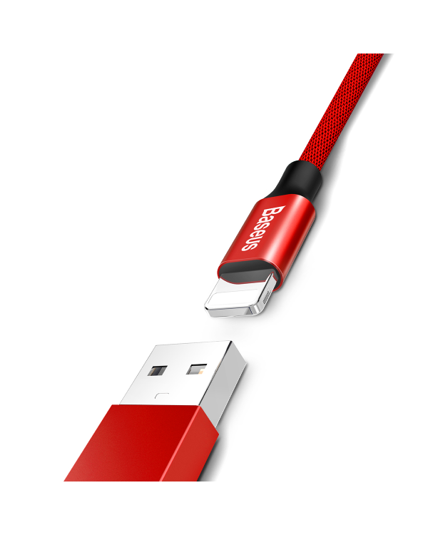 Кабель Baseus Yiven USB - Lightning 1,2 м 2A красный