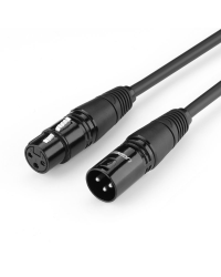 XLR female to XLR male cable UGREEN AV130 3m (black)