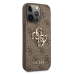 Guess GUHCP13L4GGMBR iPhone 13 Pro hardcase 4G Big Metal Logo коричневый