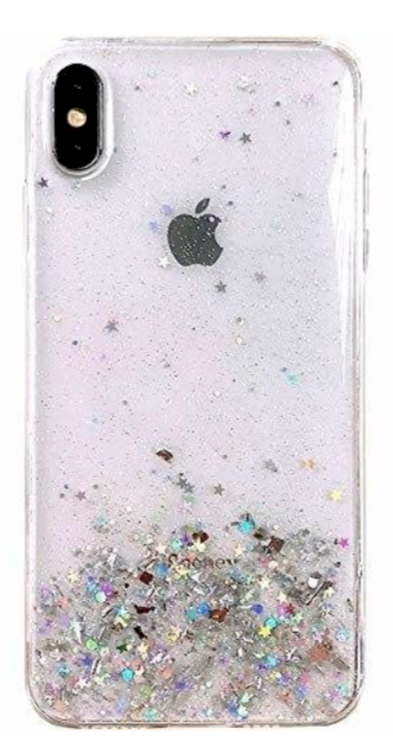 Fusion Glue Glitter Back Case Силиконовый чехол для Apple iPhone 12 Mini Прозрачный