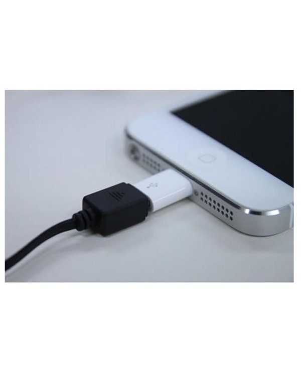 Fusion Адаптер Micro USB для подключения Lighting MD820ZM Аналоговый белый