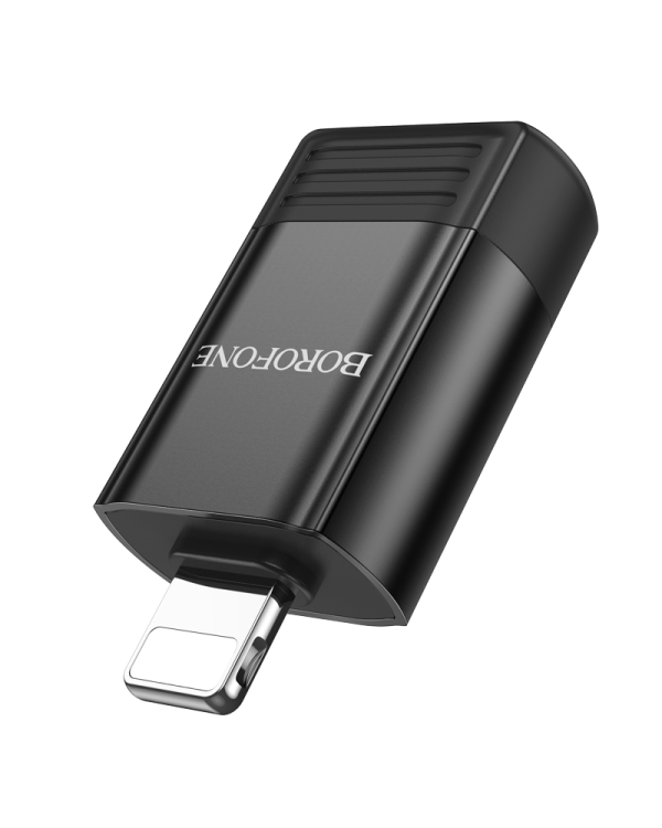 Дополнительное изображение книги «Borofone Adapter BV18 - Lightning to USB - black»
