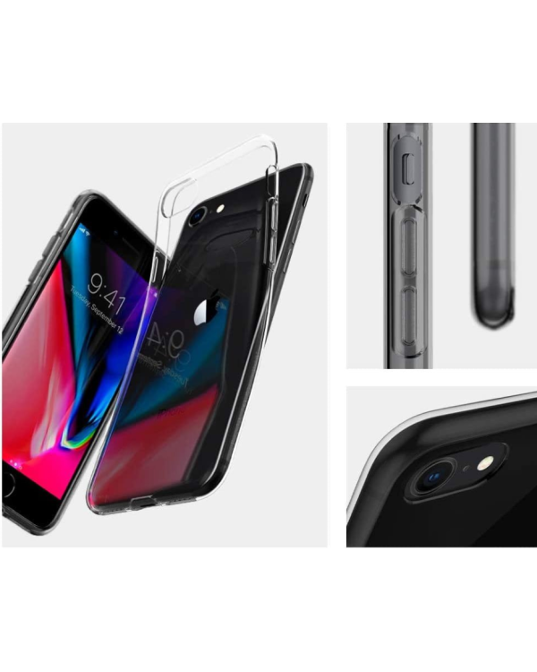 Fusion Ultra Back Case 0.3 mm Прочный Силиконовый чехол для Apple iPhone SE 2020 Прозрачный