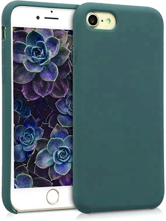 Fusion Soft Matte Back Case Силиконовый чехол для Apple iPhone 7 / 8 / SE 2020 Темно Зеленый