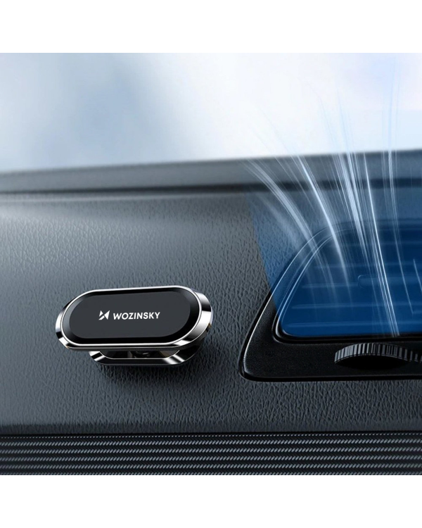 Дополнительное изображение книги «Wozinsky Self-adhesive Magnetic 360 Car Dashboard Mount Silver (WMH-06)»