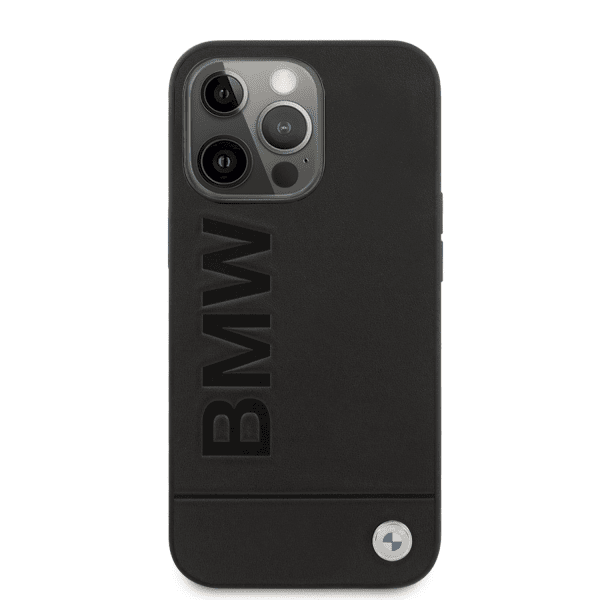 Обложка книги «BMHCP13XSLLBK BMW Leather Hot Stamp Case for iPhone 13 Pro Max Black»