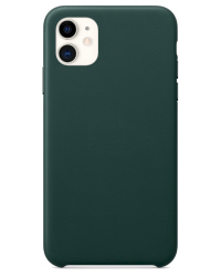 Fusion Soft Matte Back Case Силиконовый чехол для Apple iPhone 11 Pro Max Темно Зеленый