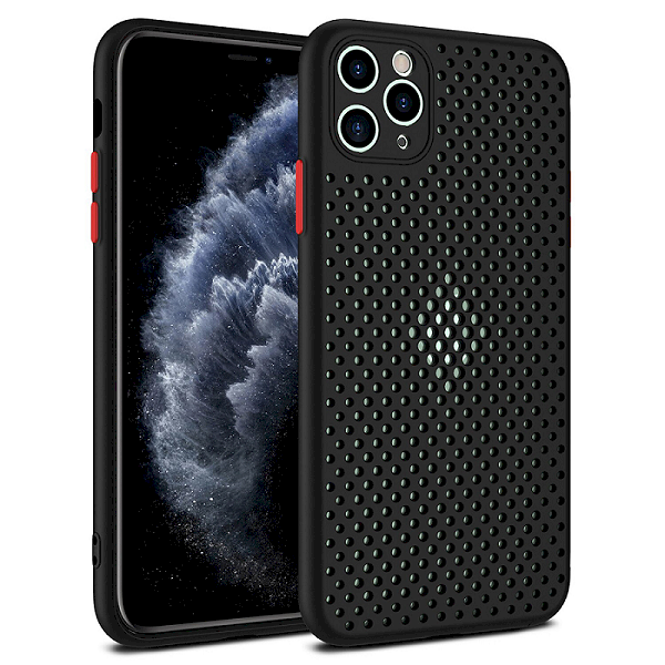 Fusion Breathe Case Силиконовый чехол для Apple iPhone 12 Pro Max Черный
