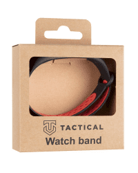 Tactical 281 Double Silicone Band for Xiaomi Mi Band 3/4 Black/Red