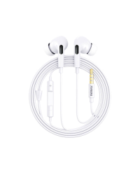 Наушники Remax RM-533, 3,5 мини-джек, 1,2 м (белые)