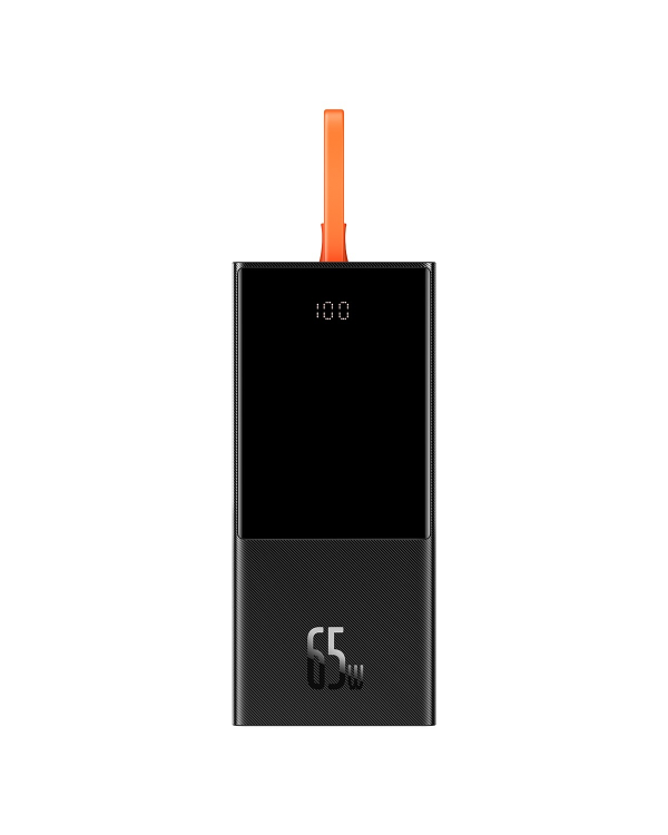 PowerBank Baseus 20000mAh, PD, 2xUSB + USB-C, USB-C cable, 65W
