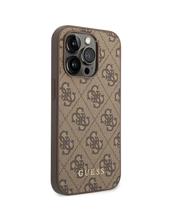 Чехол Guess GUHCP14LG4GFBR для iPhone 14 Pro 6,1" |коричневый