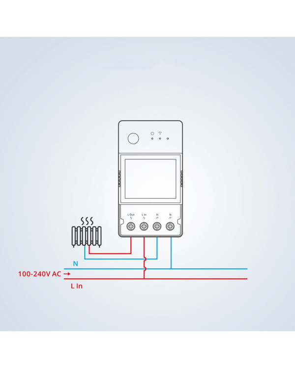 Умный выключатель Sonoff POWR320D
