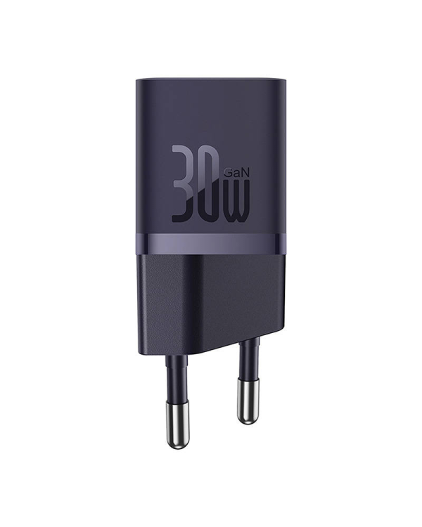 Мини настенное зарядное устройство Baseus GaN5 30W (фиолетовый)
