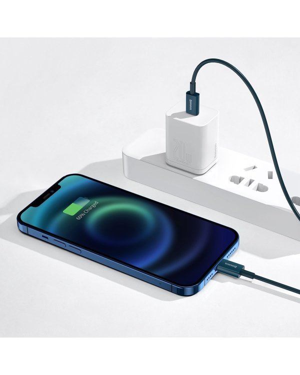 Baseus Superior Series Кабель USB-C к iP, 20 Вт, PD, 2 м (синий)