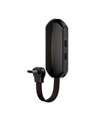 Baseus GAMO L49 audio adapter USB Type C - 2x USB Type C + mini jack 3.5mm for charging and music black (CATL49-01)