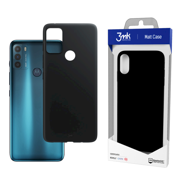 Обложка книги «Motorola Moto G50 5G - 3mk Matt Case black»