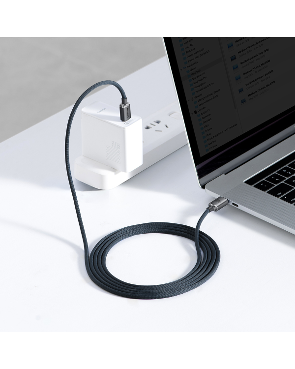 Кабель Baseus Crystal Shine Series Кабель USB для быстрой зарядки и передачи данных USB Type C - USB Type C 100W 2m черный (CAJY000701)