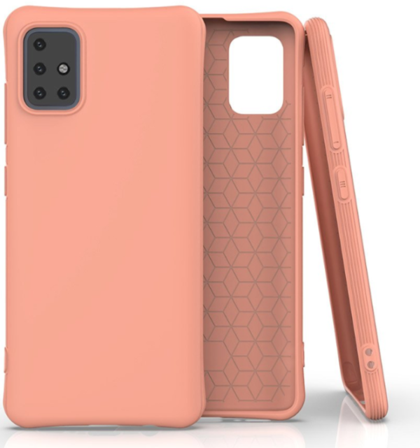 Fusion Solaster Back Case Силиконовый чехол для Samsung A515 Galaxy A51 Оранжевый