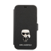 Обложка книги «KLFLBKP12LIKMSBK Karl Lagerfeld Saffiano Iconic Book Case for iPhone 12 Pro Max 6.7 Black»