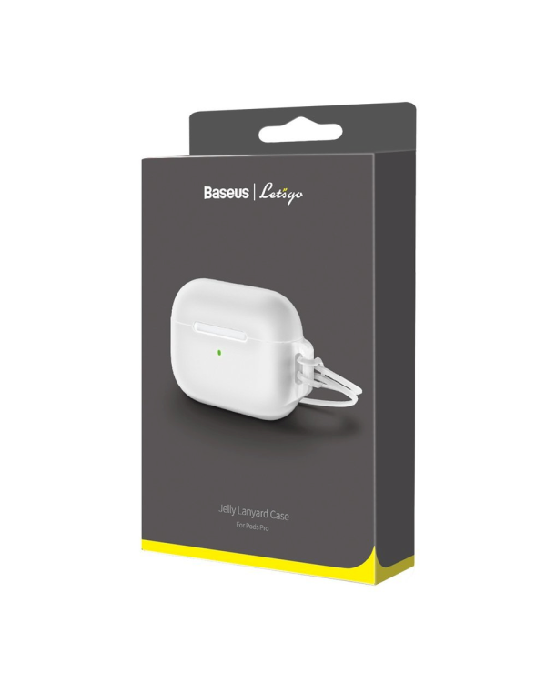 Baseus Let''s go Силиконовый чехол для наушников Apple Airpods Pro белый