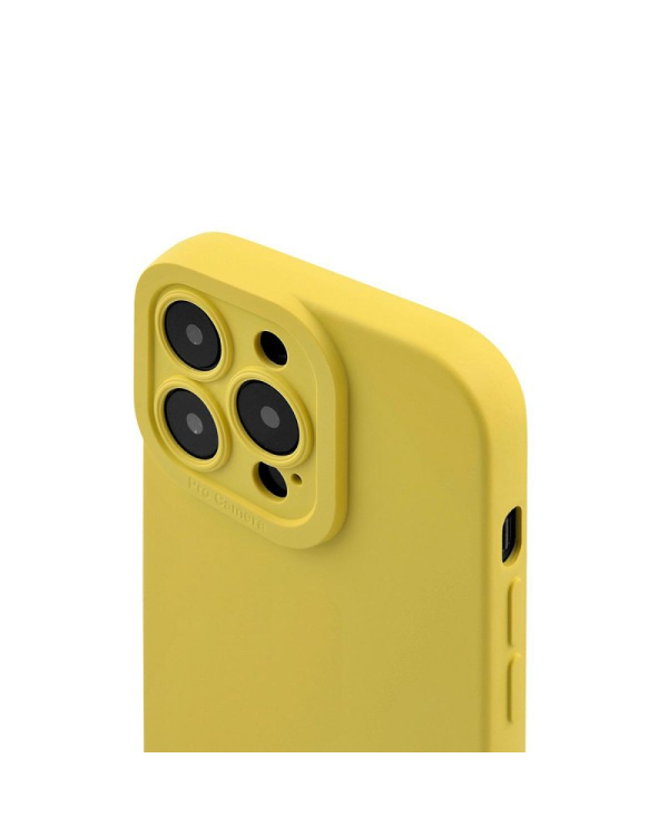 Fusion Softy прочный силиконовый чехол для Apple iPhone 15 желтый