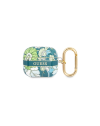 Guess case for Airpods 3 GUA3HHFLN green Flower