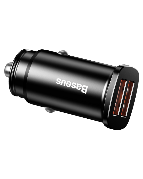 Дополнительное изображение книги «Baseus Square Car Charger 2xUSB QC3.0 5A 30W (Black)»