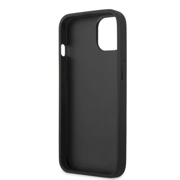 Обложка книги «BMHCP13MSLLBK BMW Leather Hot Stamp Case for iPhone 13 Black»