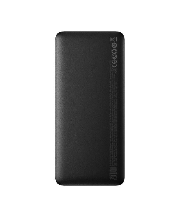 Powerbank Baseus Bipow, 20000mAh, 2x USB, USB-C, 25W (black)