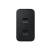 Дополнительное изображение книги «EP-T5020XBE Samsung Dual USB-C 50W Travel Charger + USB-C Data Cable Black»