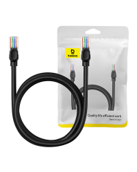 Сетевой кабель Baseus Ethernet CAT5, 1,5 м (черный)