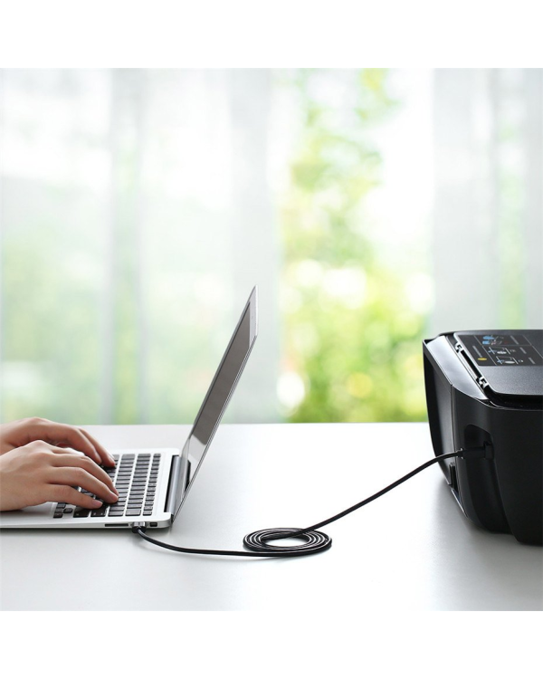 Дополнительное изображение книги «Ugreen cable USB - USB Type B cable (printer cable) 3m black (10351)»