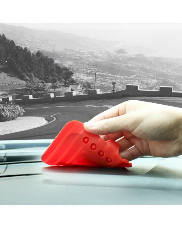 Silicone Car Phone Holder Dashboard Desktop Stand black