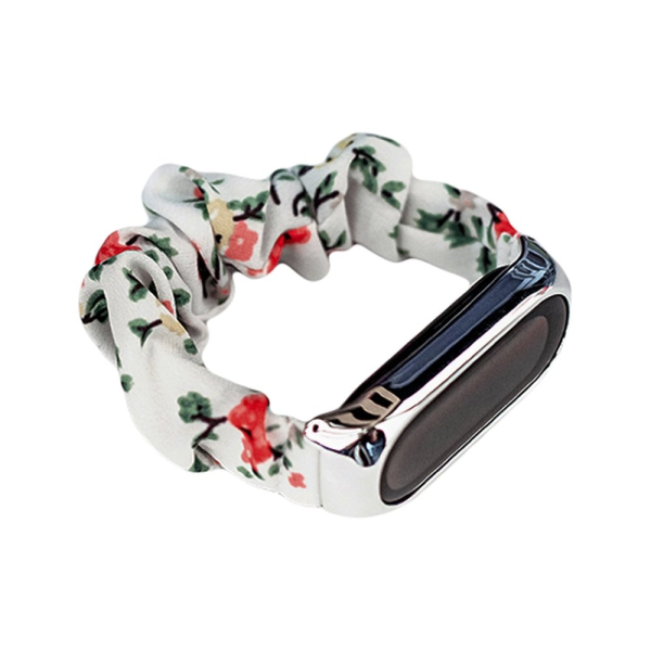 Ремешок для часов Fusion Cloth для Xiaomi Mi Band 3 / 4 / 5 / 6 белый