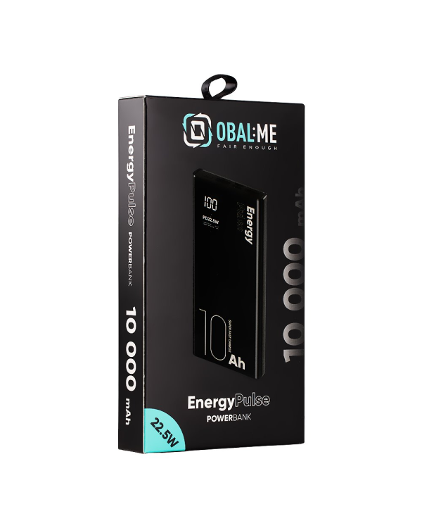 OBAL:ME EnergyPulse powerbank 10000mAh 22.5W черный