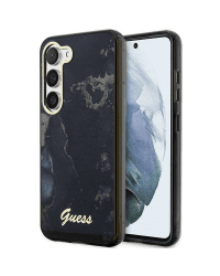 Guess GUHCS23SHTMRSK S23 S911 czarny|black hardcase Golden Marble Collection