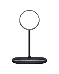Baseus 2in1 wireless Qi charger / magnetic braket wireless Qi charger for MagSafe 10W black (WXSW-C01)