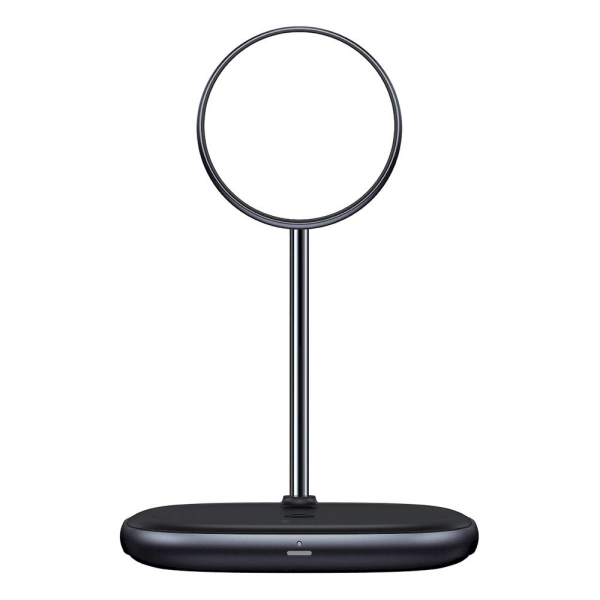 Baseus 2in1 wireless Qi charger / magnetic braket wireless Qi charger for MagSafe 10W black (WXSW-C01)