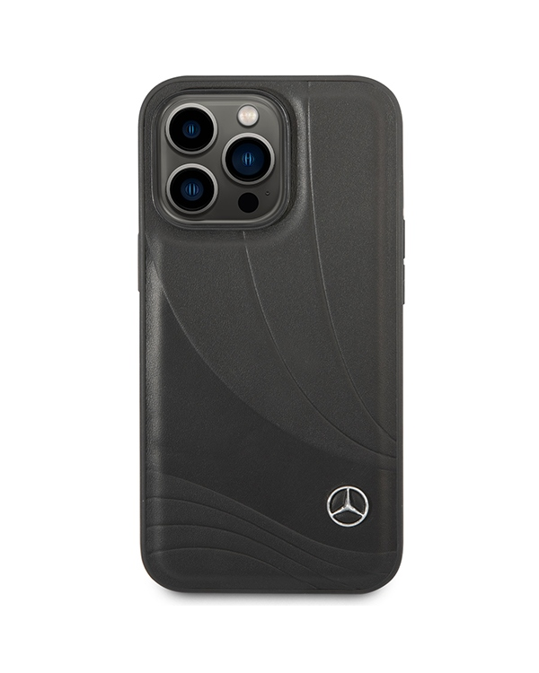 Дополнительное изображение книги «Mercedes MEHCP14X8ROLK iPhone 14 Pro Max 6,7" czarny|black hardcase Leather Wave Patern»