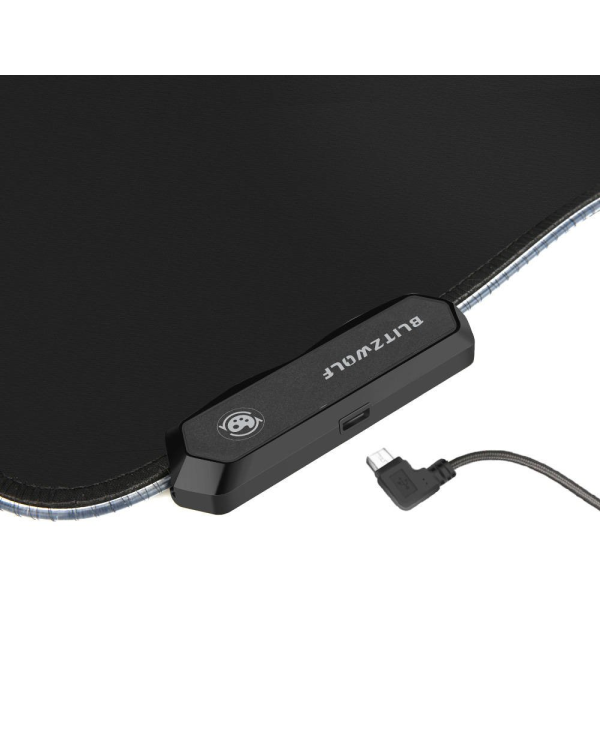 Дополнительное изображение книги «RGB Gaming Mouse Pad Blitzwolf BW-MP1 (black)»