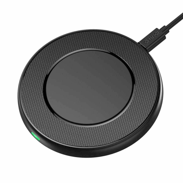 Обложка книги «Choetech Qi 15w wireless charger for phone / headphones black (T527-F)»