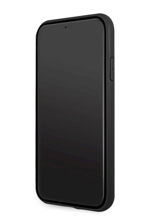 Обложка книги «BMHCN61RCDPK BMW Signature Leather Debossed Stripes Case for iPhone 11 Black»