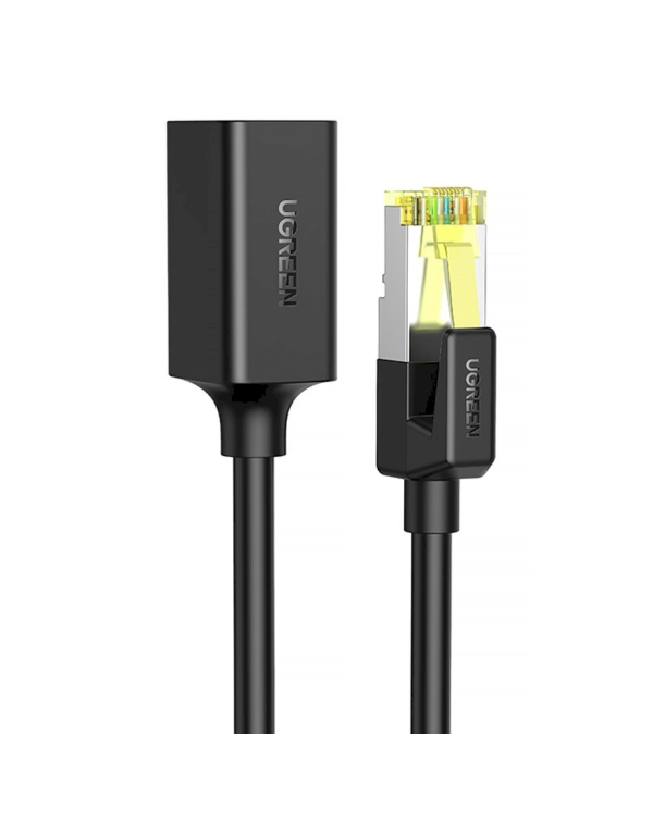 Ugreen extension cable Ethernet RJ45 Cat 7 10000 Mbps / 10 Gbps internet cable 2 m black (NW148)