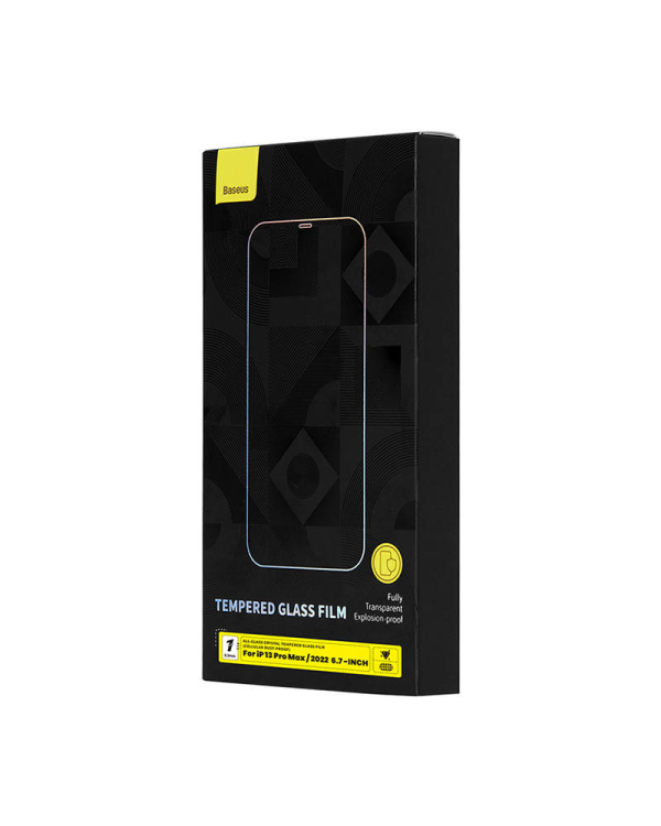 Baseus Crystal Tempered Glass Dust-proof 0.3mm for iPhone 14 Plus|13 Pro Max (1pc)