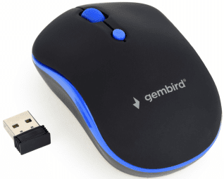 Обложка книги «Gembird MUSW-4B-03 Wireless Black|Blue»