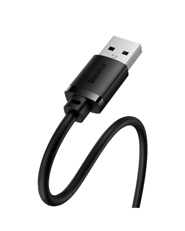 Удлинительный кабель USB 2.0 Baseus 0,5 м (черный)