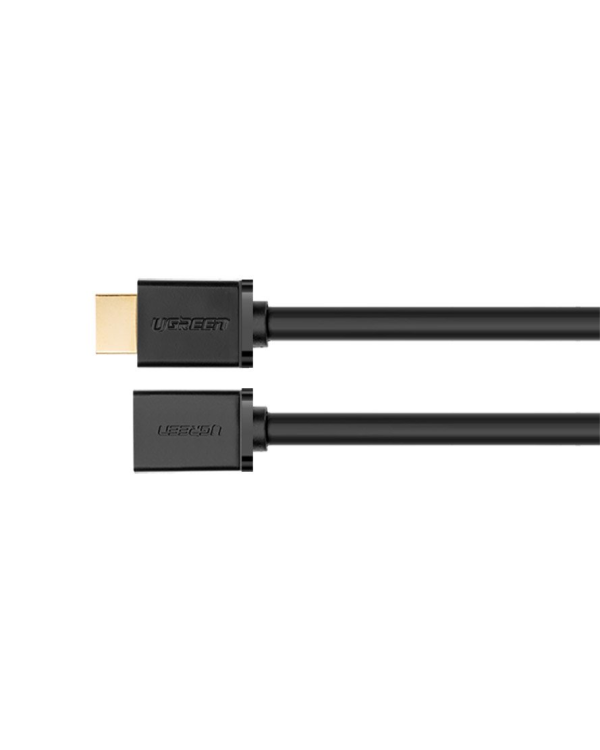 HDMI male to HDMI female cable UGREEN HD107, FullHD, 3D, 2m (black)